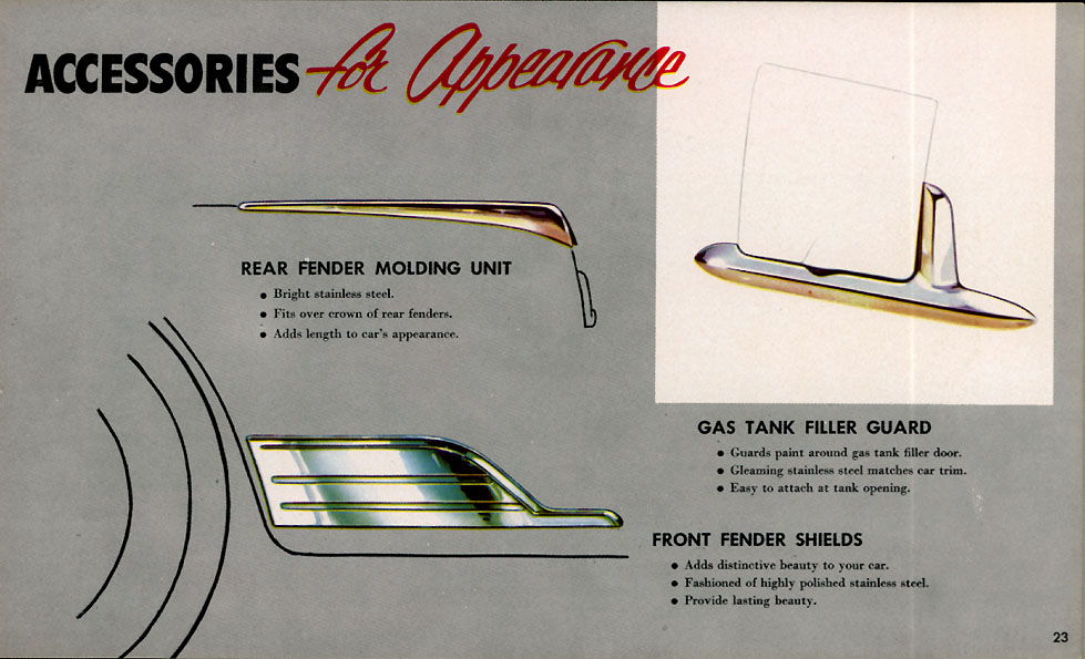 1952 Chevrolet Accessories Booklet Page 7